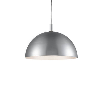 Archibald Pendant Light in Brushed Nickel/Black (Large).
