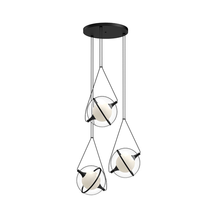 Aries LED Chandelier in Black (Large).