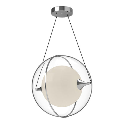 Aries LED Pendant Light in Chrome (Large).