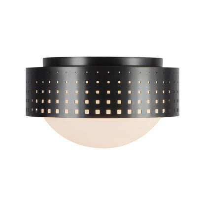 Astoria Flush Mount Ceiling Light in Urban Bronze (10-Inch).