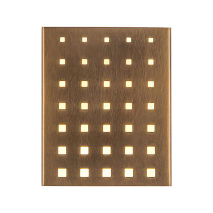 Astoria LED Wall Light in Vintage Brass (5.13-Inch).