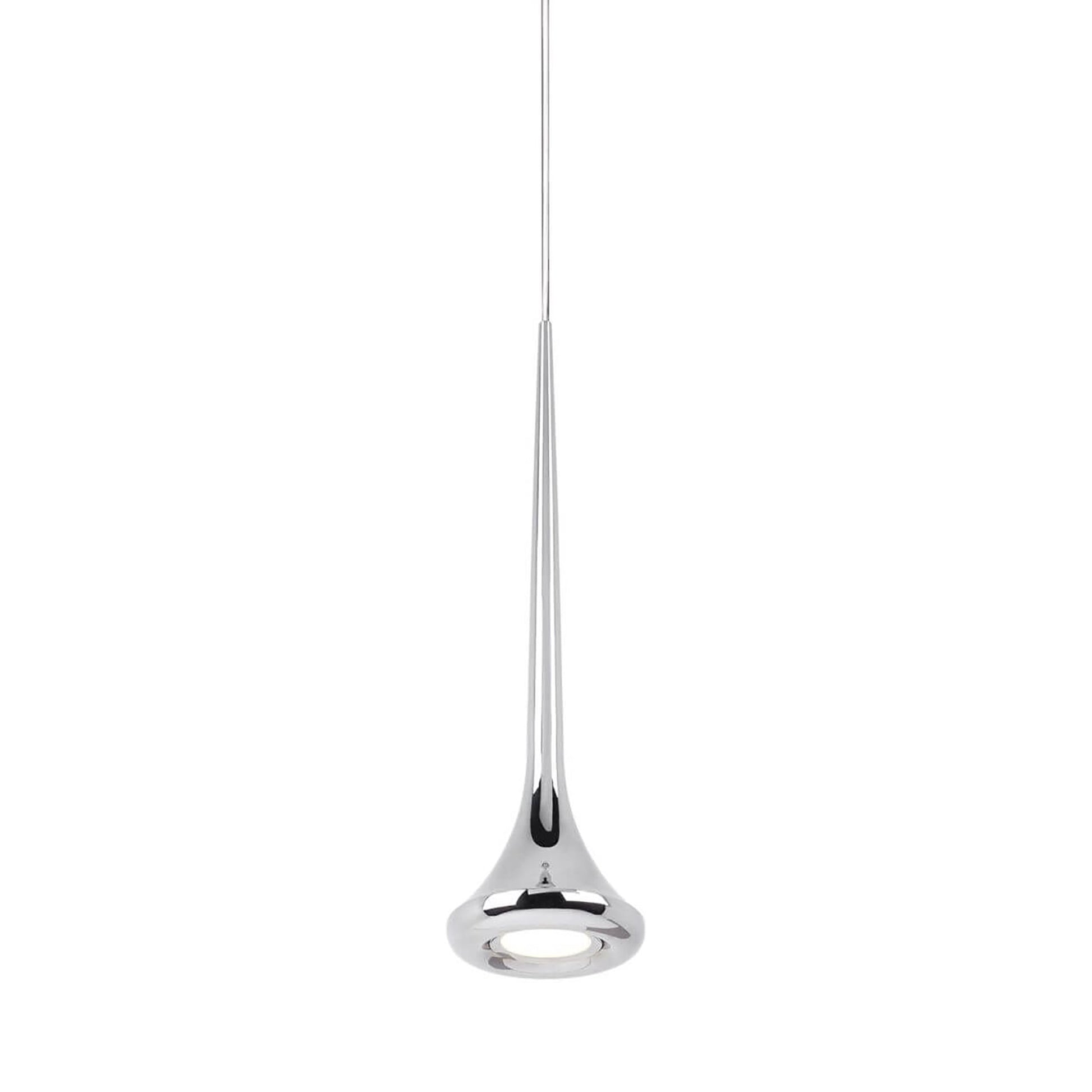Bach LED Pendant Light in Chrome.