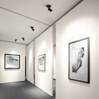 Barclay Semi Flush Mount Ceiling Light in exhibition.