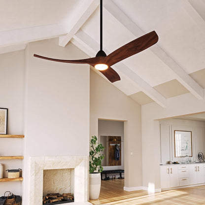 Baylor Ceiling Fan in living room.