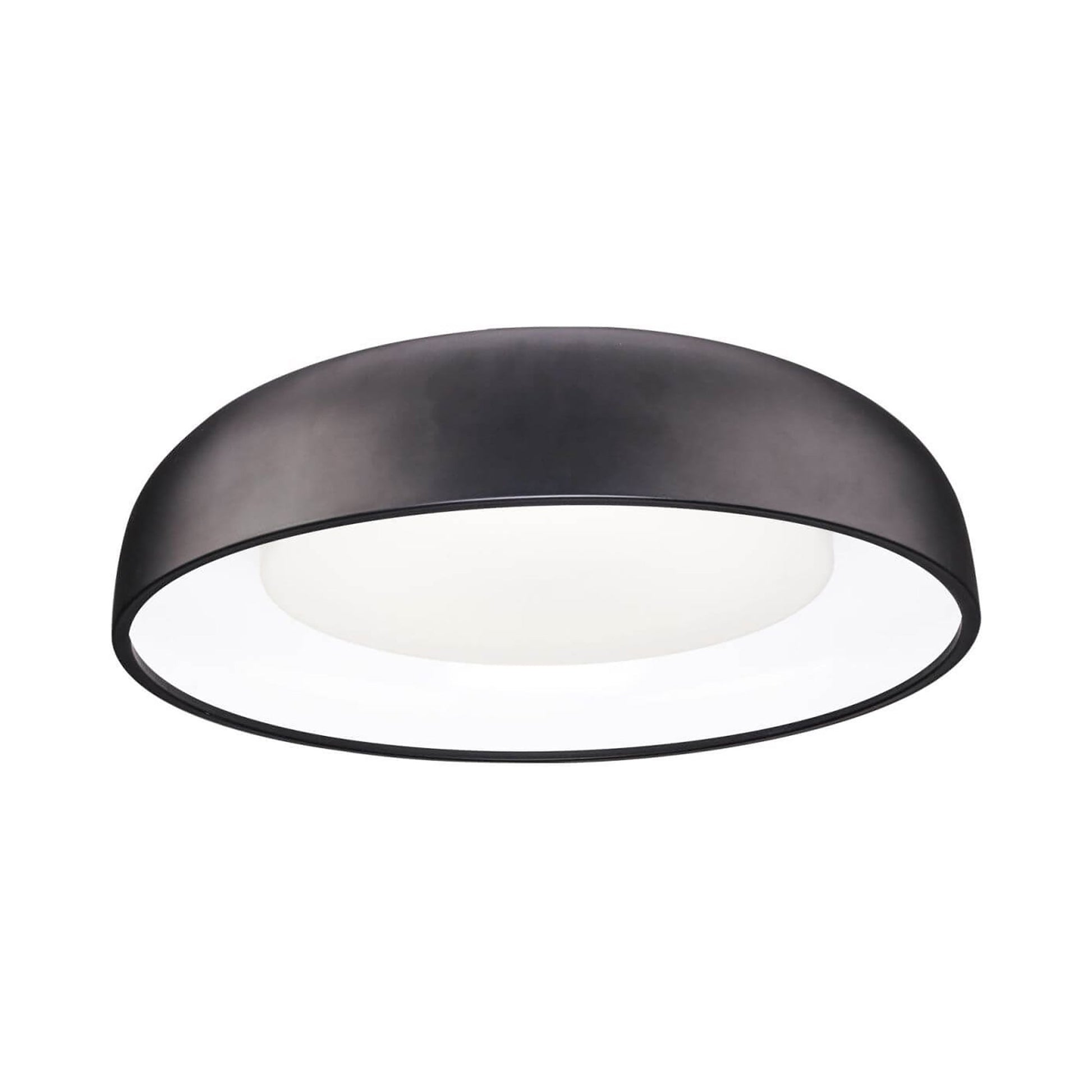 Beacon LED Flush Mount Ceiling Light in Black (Large).