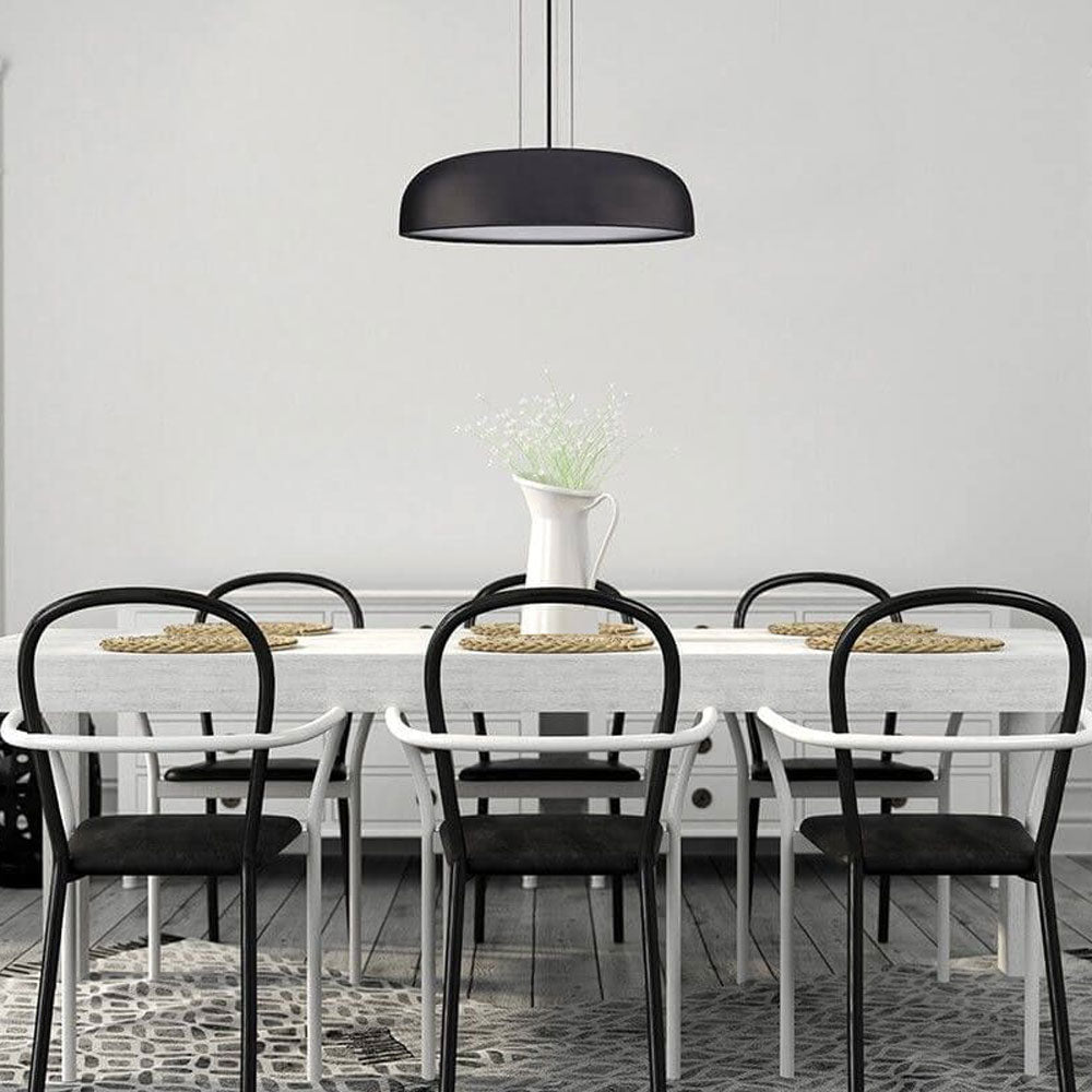 Beacon LED Pendant Light in dining room.