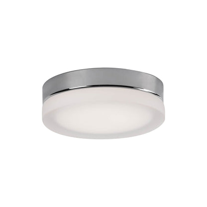 Bedford LED Flush Mount Ceiling Light in Chrome (Large).