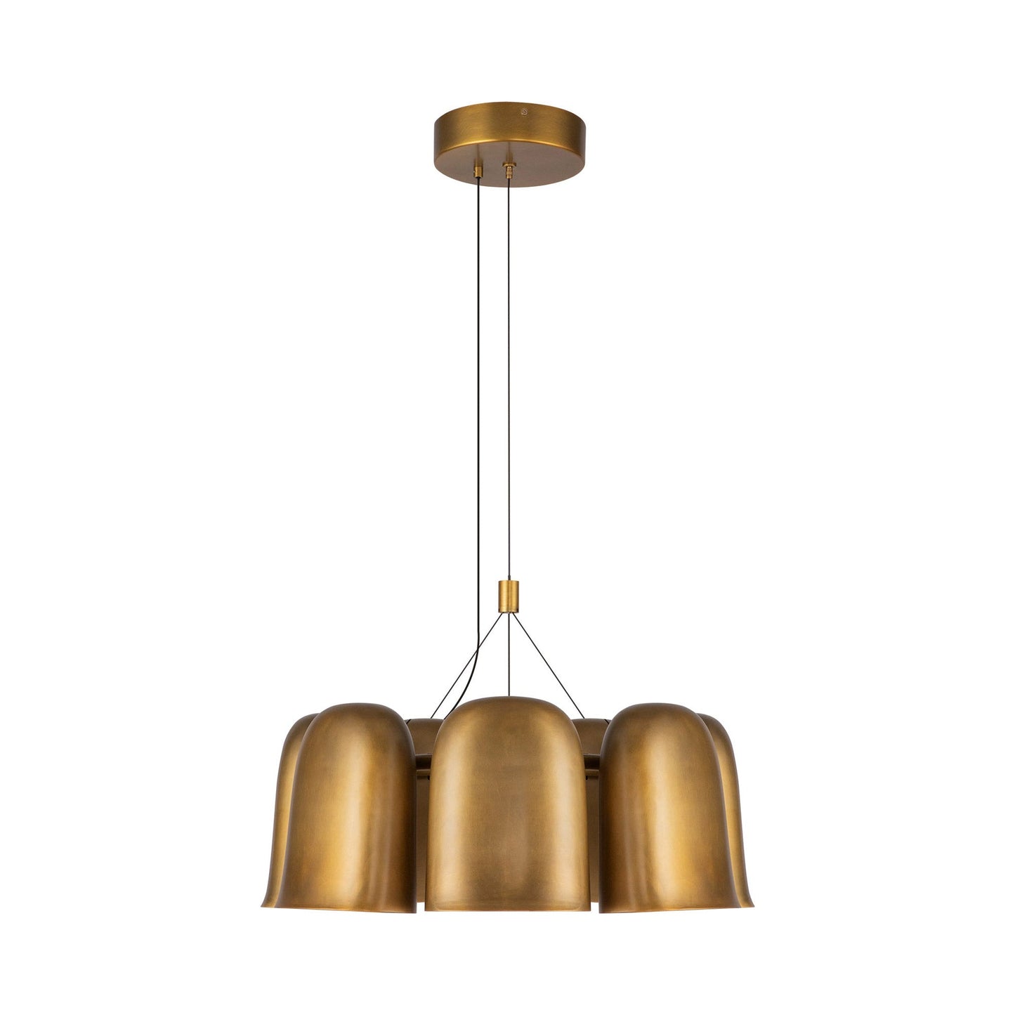 Bell LED Chandelier in Detail.