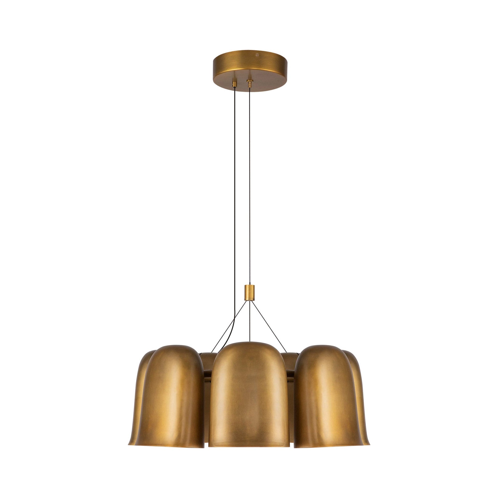 Bell LED Chandelier in Detail.