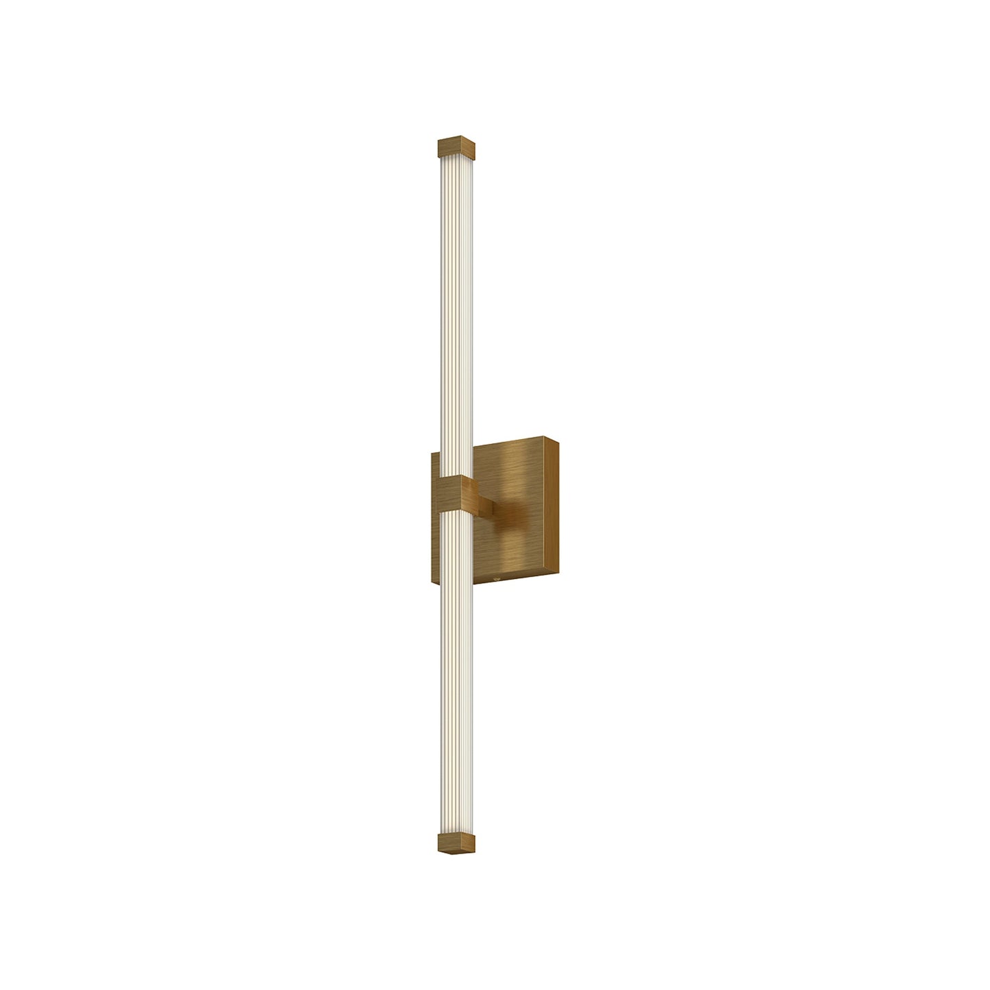 Blade LED Vanity Wall Light in Brushed Gold (Small).