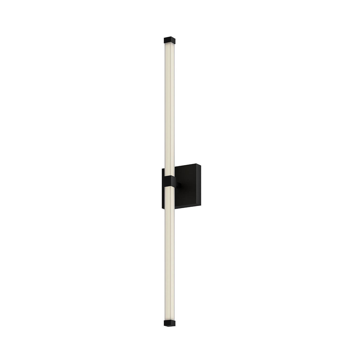 Blade LED Vanity Wall Light in Black (Large).