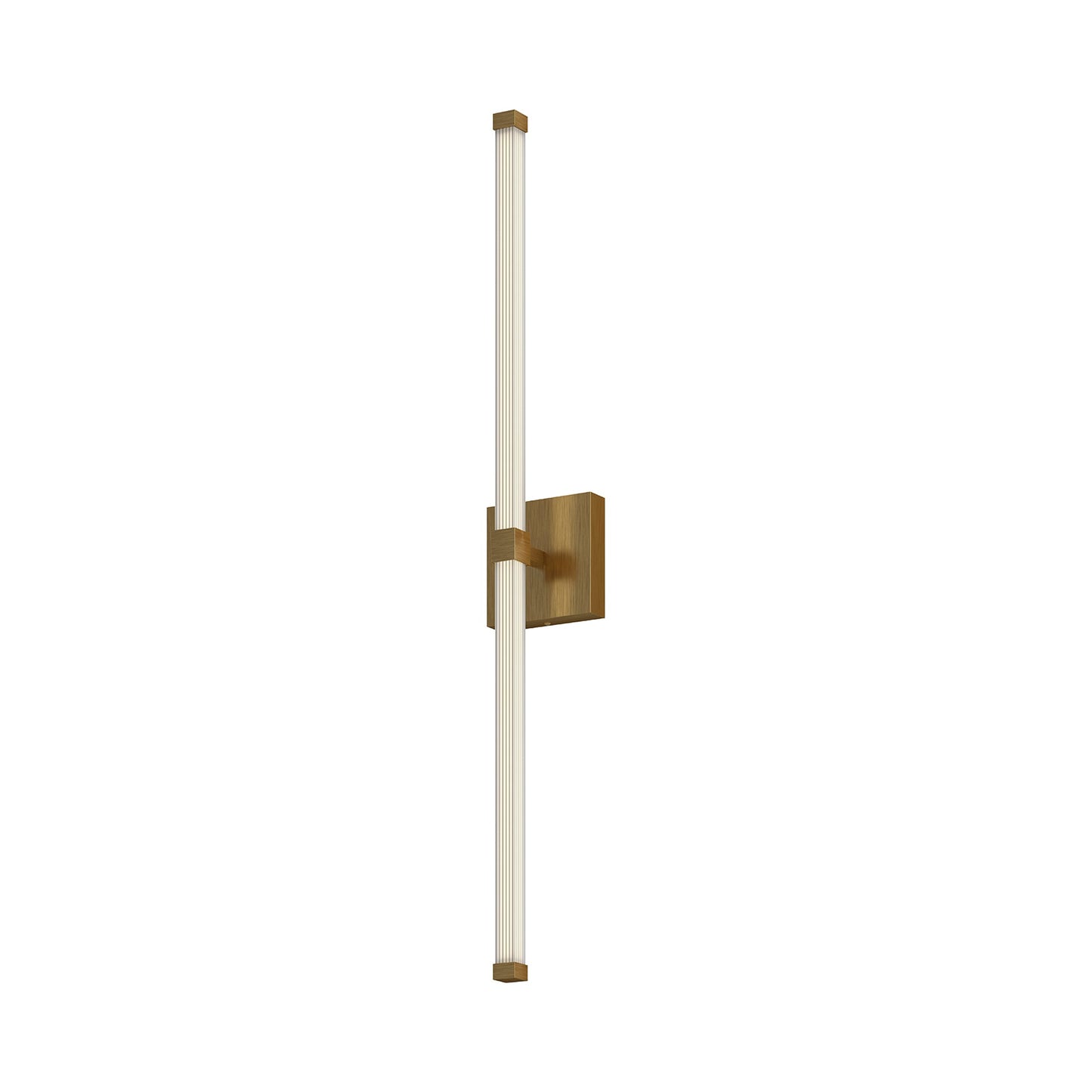 Blade LED Vanity Wall Light in Brushed Gold (Large).