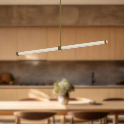 Blade Linear LED Pendant Light in Detail.