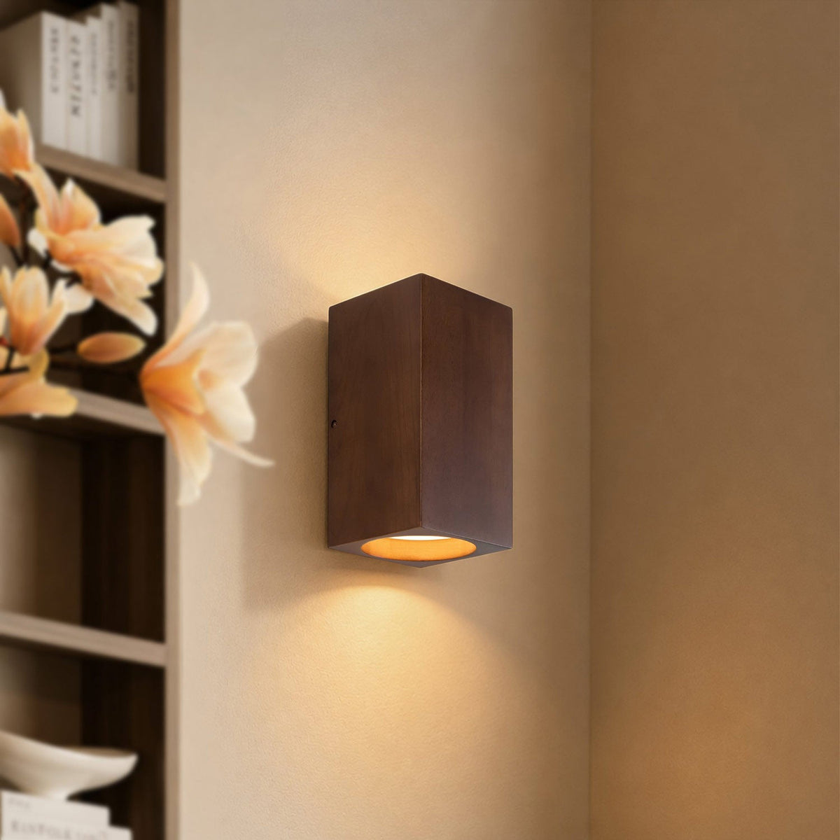 Bosco Rectangular LED Wall Light in Detail.