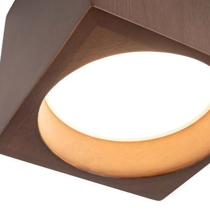 Bosco Square LED Semi Flush Mount Ceiling Light in Detail.