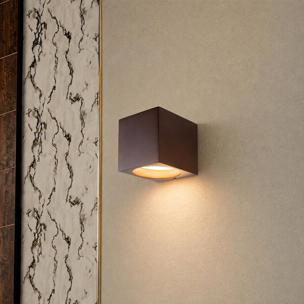 Bosco Square LED Wall Light in Detail.