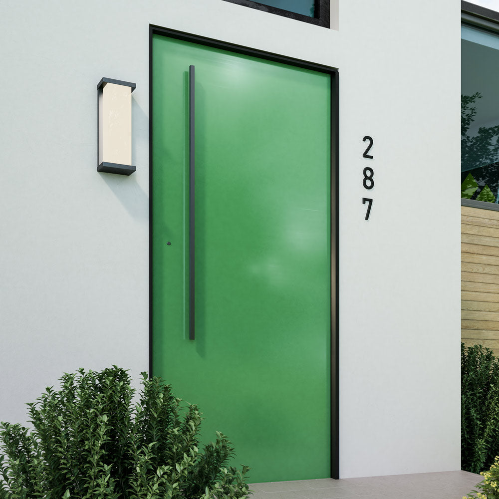 Bravo Outdoor LED Wall Light in Outside Area.