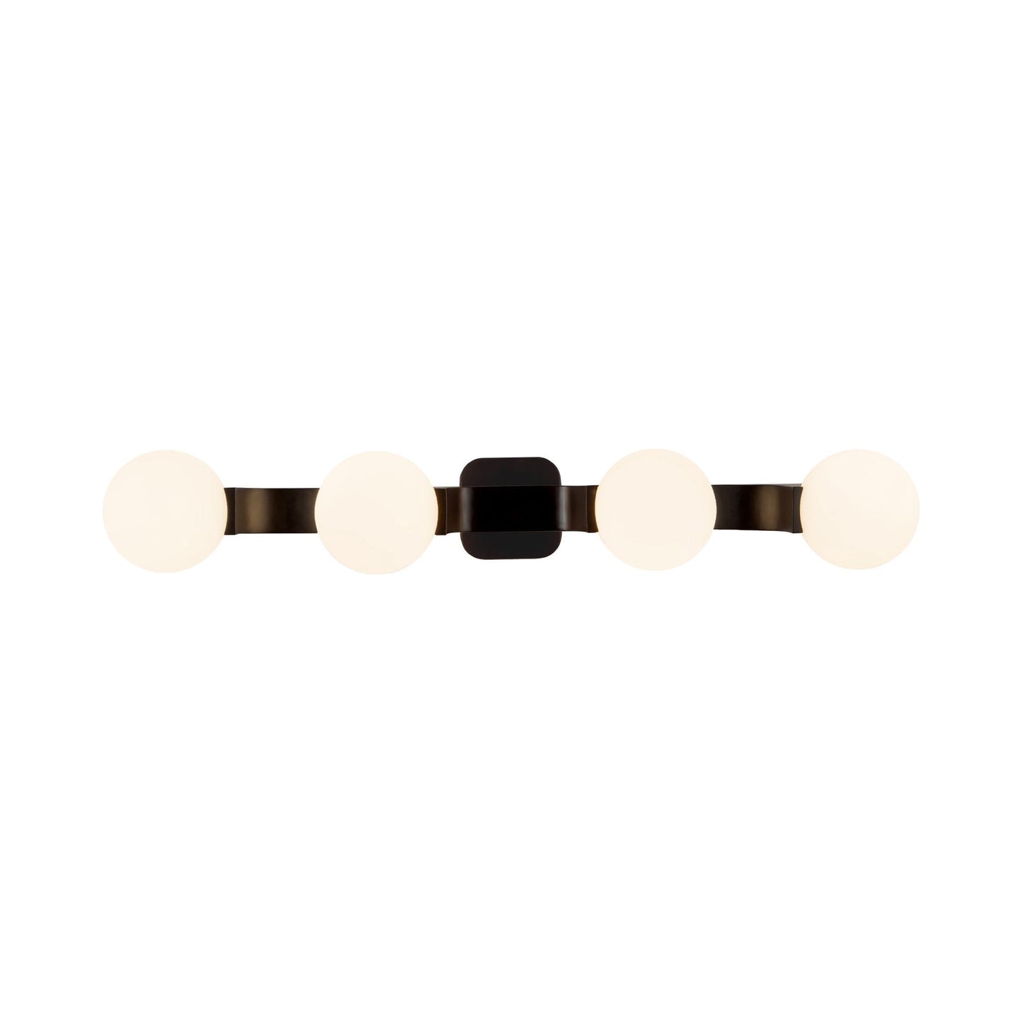 Briar Bath Vanity Light in Black.
