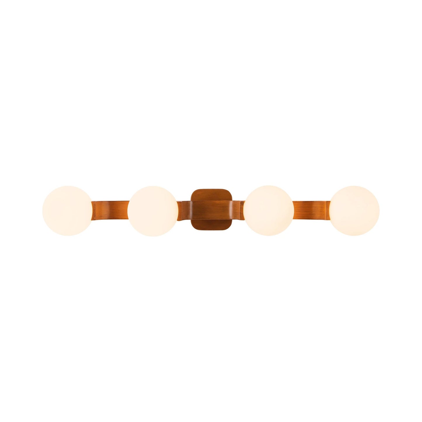 Briar Bath Vanity Light in Teak.