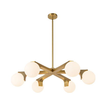Briar Chandelier in Brushed Gold.