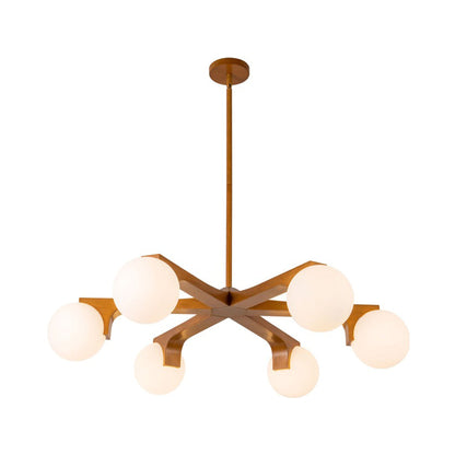 Briar Chandelier in Teak.