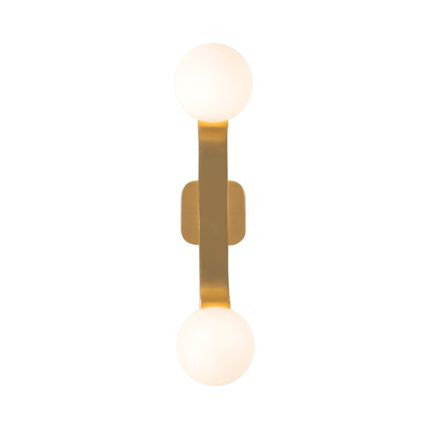Briar Wall Light in Brushed Gold.