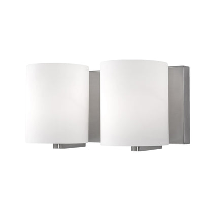 Bridgewater Vanity Wall Light in Brushed Nickel (2-Light).