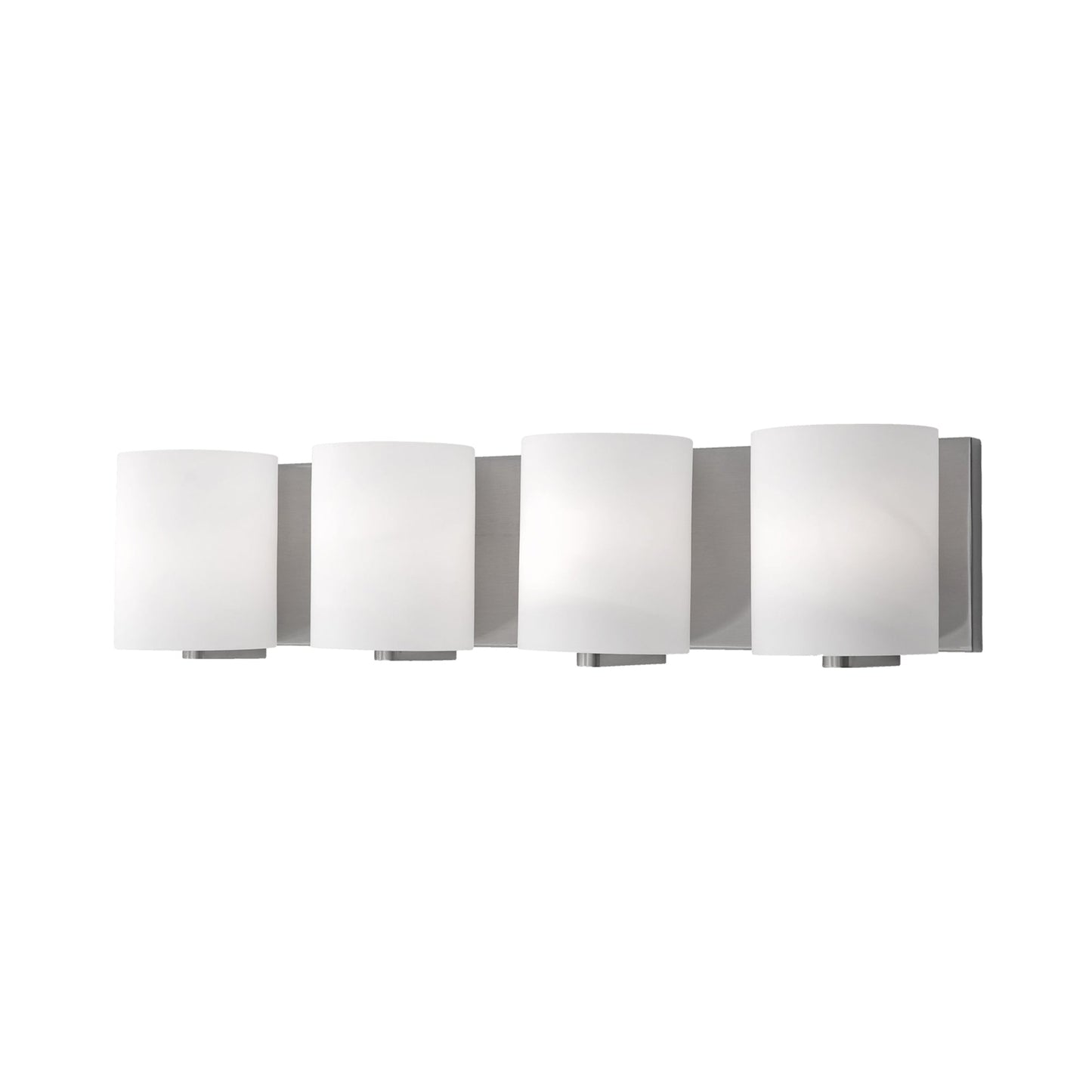 Bridgewater Vanity Wall Light in Brushed Nickel (4-Light).