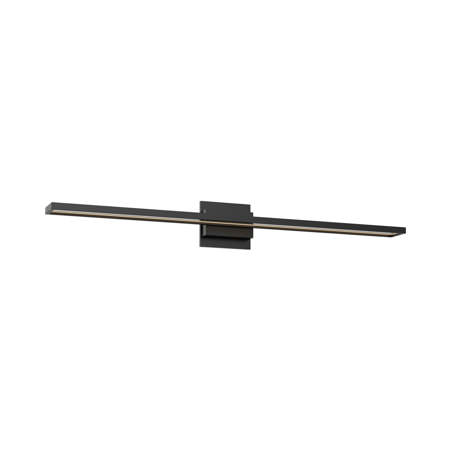 Brio LED Vanity Wall Light in Black (Large).