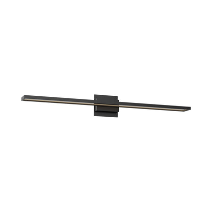 Brio LED Vanity Wall Light in Black (Large).