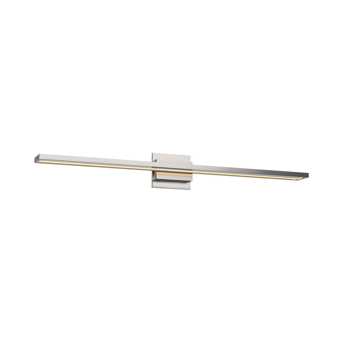 Brio LED Vanity Wall Light in Brushed Nickel (Large).