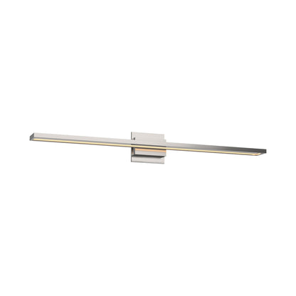 Brio LED Vanity Wall Light in Brushed Nickel (Large).