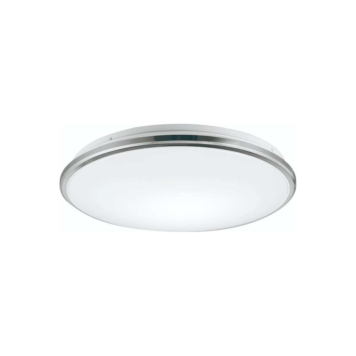 Brook LED Flush Mount Ceiling Light in Chrome (Small).