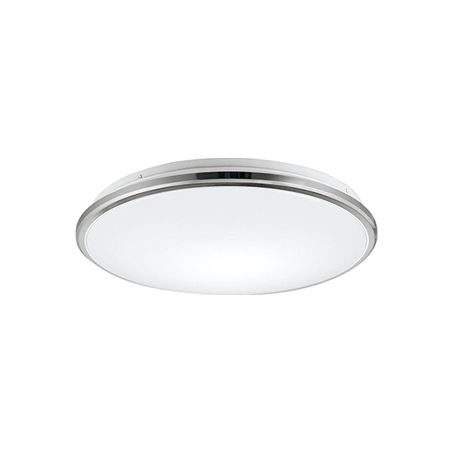 Brook LED Flush Mount Ceiling Light in Chrome (Small).