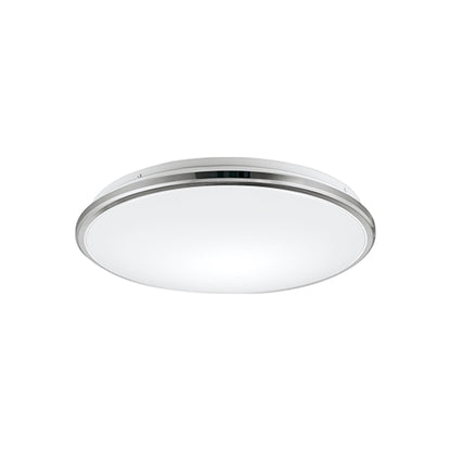Brook LED Flush Mount Ceiling Light in Chrome (Small).