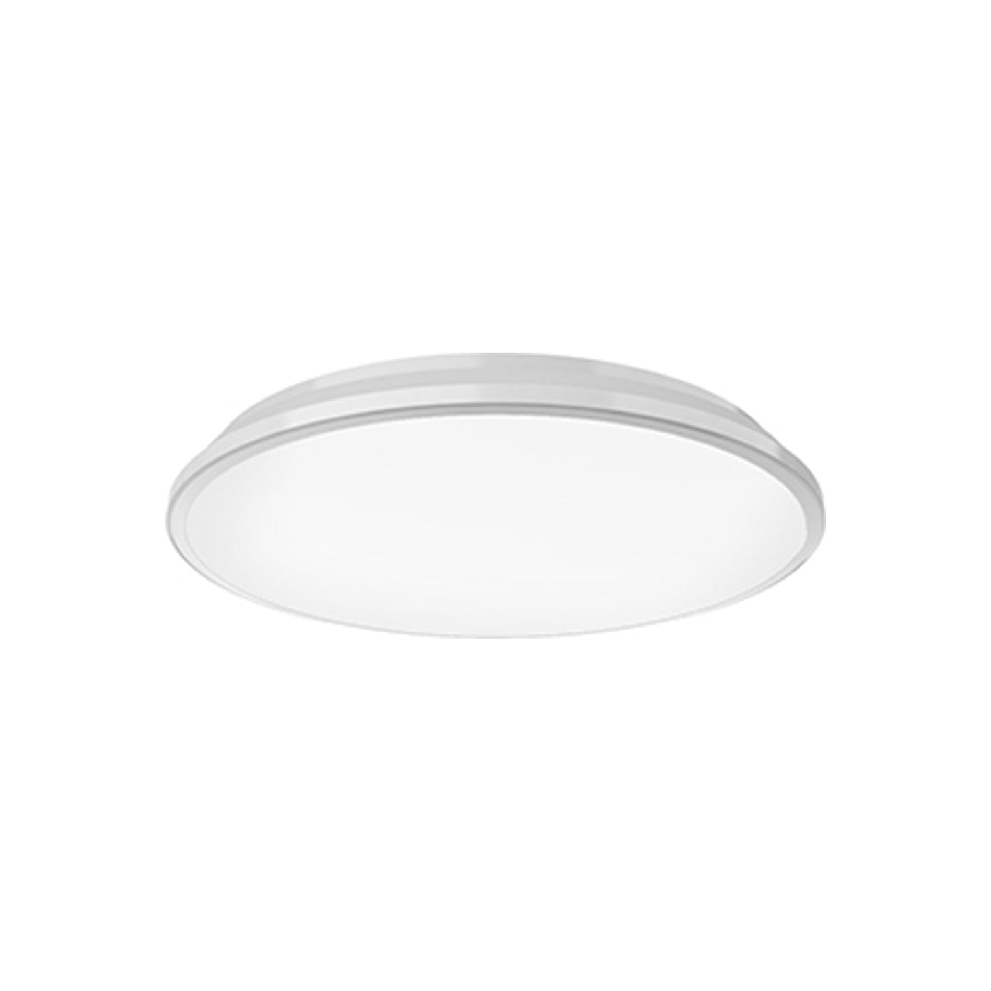 Brook LED Flush Mount Ceiling Light in White (Small).