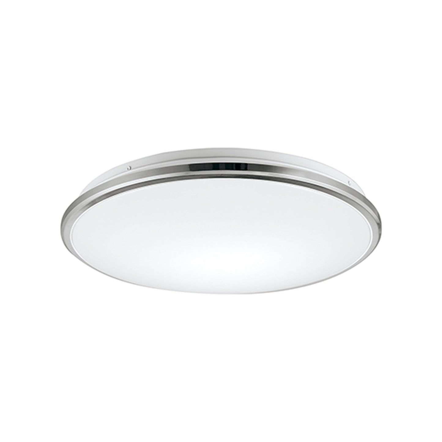 Brook LED Flush Mount Ceiling Light in Chrome (Medium).