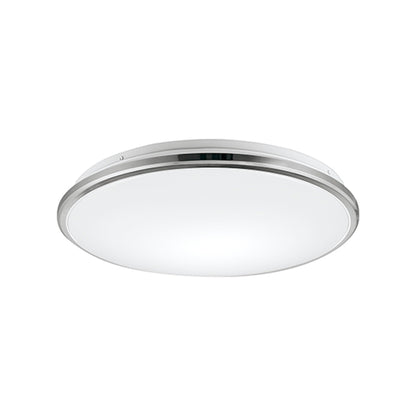 Brook LED Flush Mount Ceiling Light in Chrome (Medium).