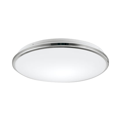Brook LED Flush Mount Ceiling Light in Chrome (Large).