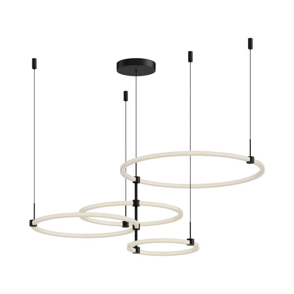 Bruni LED Chandelier in Black.
