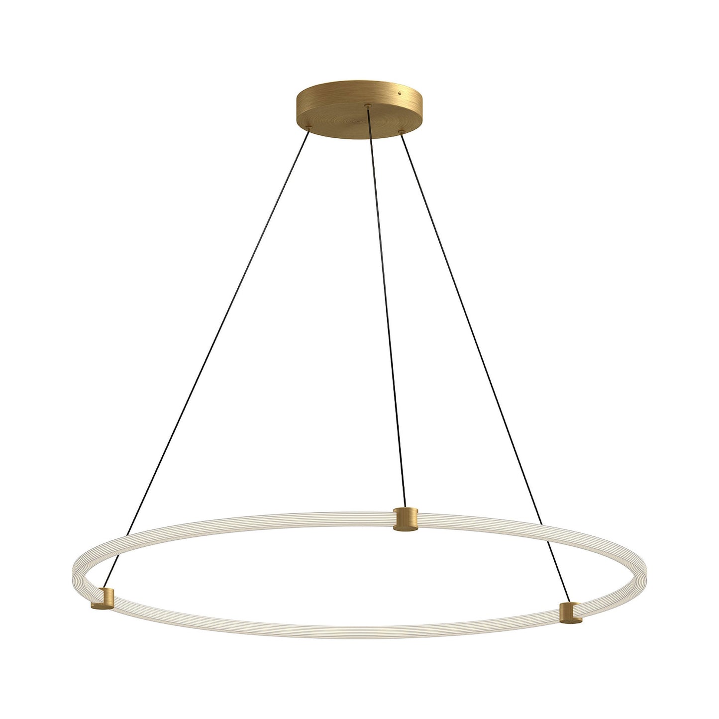 Bruni LED Pendant Light in Brushed Gold (48-Inch).