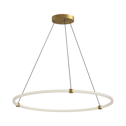 Bruni LED Pendant Light in Brushed Gold (48-Inch).