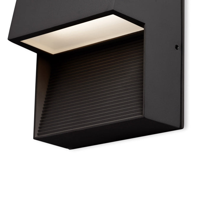 Byron Square Outdoor LED Wall Light in Detail.