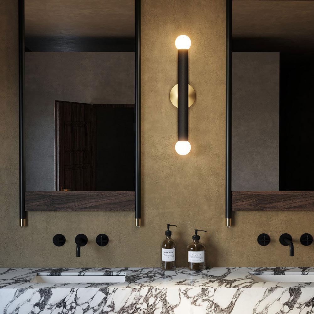Calla LED Bath Vanity Light in bahtroom.