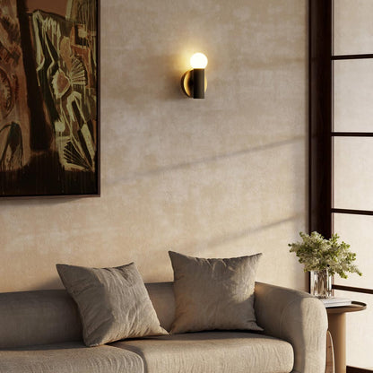 Calla LED Wall Light in living room.