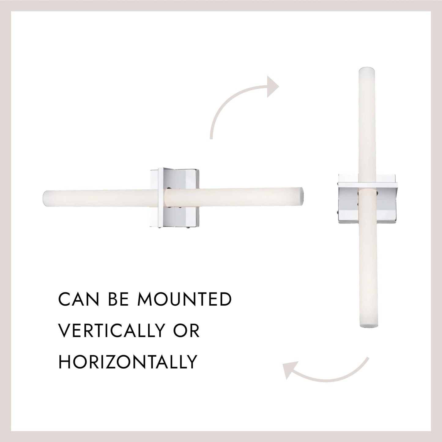 Camden LED Vanity Wall Light in Detail.
