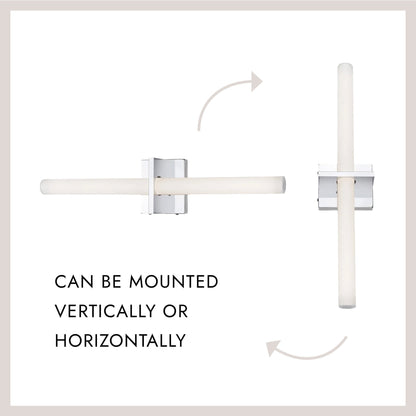 Camden LED Vanity Wall Light in Detail.