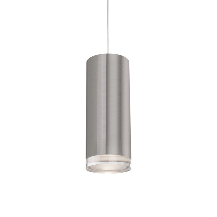 Cameo LED Pendant Light in Brushed Nickel (10-Inch).
