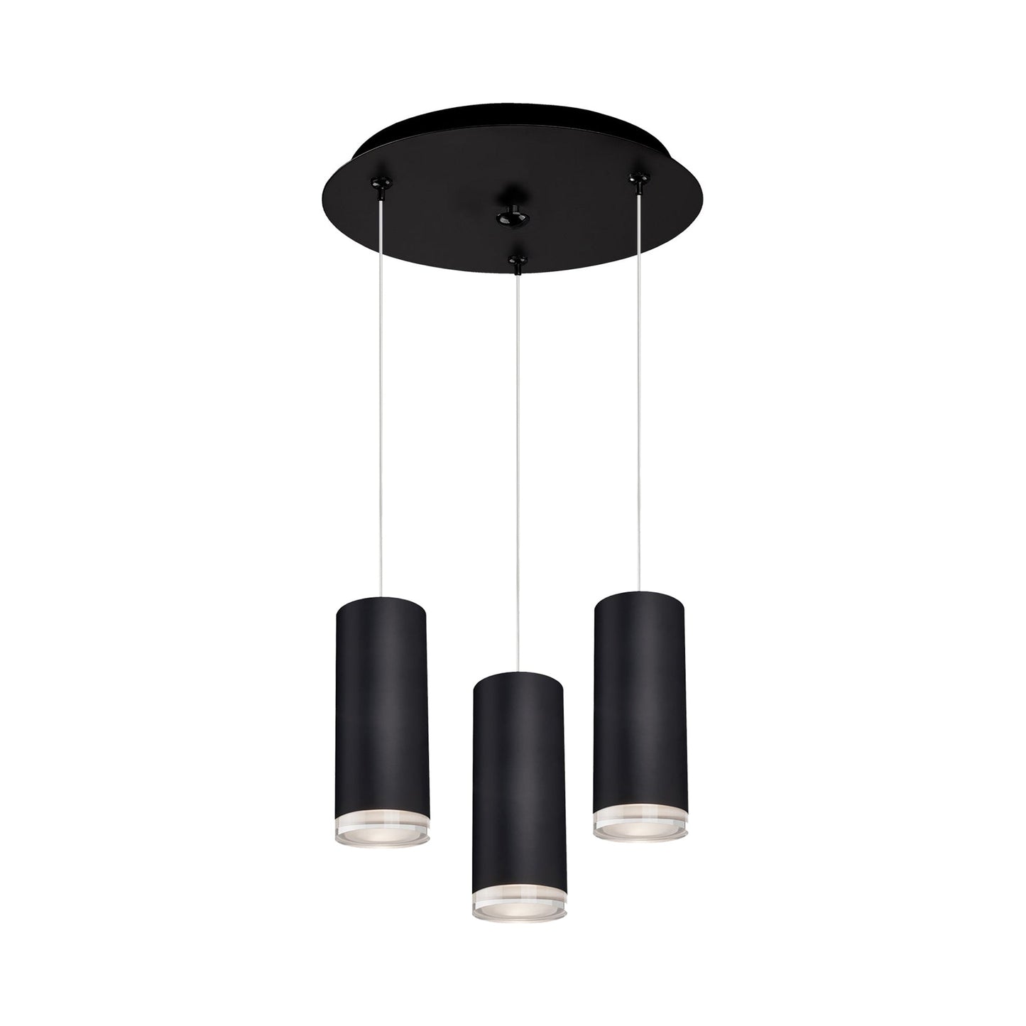 Cameo Round Multi Light LED Pendant Light.