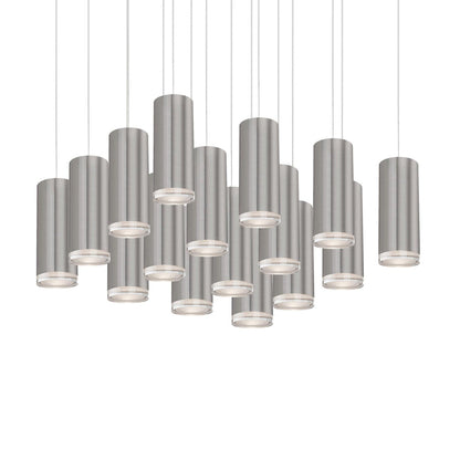 Cameo Square Multi Light LED Pendant Light in Detail.